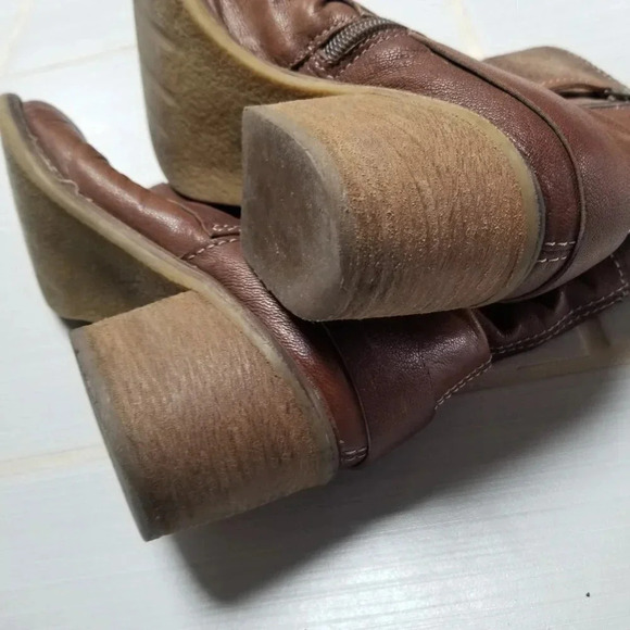 MJUS Brown Suede Leather Strappy Ankle Boots - Picture 5 of 16